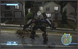 Odszukaj w Housing Estate North ślepą uliczkę i udaj się tam - The Hunt for Sam Witwicky - Ikon | Kampania Deceptikonów | Transformers The Game - Transformers: The Game - poradnik do gry