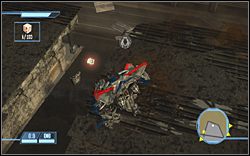 Między dwoma budynkami - A Gathering Force - Ikony | Kampania Deceptikonów | Transformers The Game - Transformers: The Game - poradnik do gry