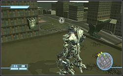 Na dachu jednego z budynków nieopodal Central Parku - City of the Machines - Ikony | Kampania Deceptikonów | Transformers The Game - Transformers: The Game - poradnik do gry