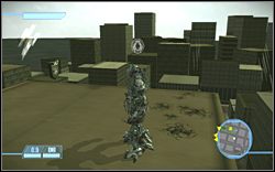 Ostatnią ikonę znajdziesz na najwyższym spośród budynków otaczających Central Park - City of the Machines - Ikony | Kampania Deceptikonów | Transformers The Game - Transformers: The Game - poradnik do gry
