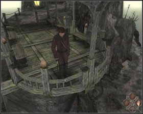 Udaj się ścieżką w lewo do drewnianej konstrukcji na skale - [05] Klif - miejsce zbrodni cz.1 | Dead Reefs - Dead Reefs - poradnik do gry