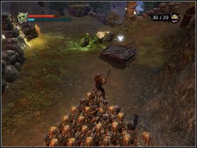 Idąc w górę i dalej zakręcając ścieżką, trafisz do pubu z mnóstwem krasnali raczących się piwem z własnego browaru (spryciarze) - [Solucja Overlord] Locate the Statue of the Mother Goddes - cz. 1 - Overlord - poradnik do gry