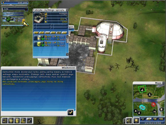 1 - Poradnik do gry - Poziom 1 - Poziom szkoleniowy | Truck Tycoon - Truck Tycoon - poradnik do gry