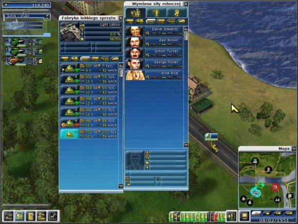 Po zakończeniu pierwszych kontraktów podpisujemy nowe i zarabiamy, zarabiamy (ciekawostka: istnieją kontrakty, dzięki którym nie zarobimy wiele pieniędzy, ale dostaniemy dużo punktów doświadczenia - w tej misji nie trzeba z nich jednak korzystać) - Poziom 2 - Leśna rzeka | Truck Tycoon - Truck Tycoon - poradnik do gry