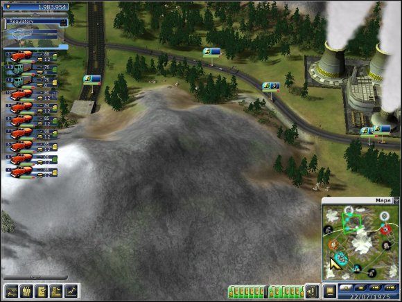 Nowo nabytymi maszynami jedziemy: Narwami do którejś z dwóch elektrowni (rada: lepiej pomagać obu naraz - dzięki temu wystarczy ofert, których na początku jest bardzo mało - wraz z rozwojem przedsiębiorstw ich liczba się zwiększy) - Poziom 10 - Jasno i ciepło | Truck Tycoon - Truck Tycoon - poradnik do gry