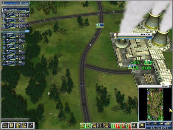 W kupowaniu maszyn zatrzymujemy się, gdy będziemy mieli sześć Kostrom i osiem ciągników z Hiacyntami - wystarczy - Poziom 13 - Skała | Truck Tycoon - Truck Tycoon - poradnik do gry