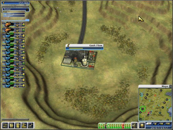 Dążymy do tego, aby w każdym z czterech szybów wiertniczych pracowały po trzy nasze cysterny i po jednej furgonetce (składanej z Menkara i Sardeli) - Poziom 16 - Babie lato | Truck Tycoon - Truck Tycoon - poradnik do gry