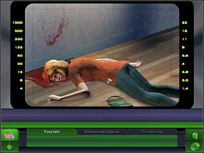 Ponownie kliknij na ciele kobiety - Galeria sztuki: Miejsce zbrodni, (1) | Śledztwo 1 | CSI 3 Wymiary Zbrodni - CSI: 3 Wymiary Zbrodni - poradnik do gry