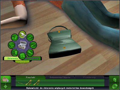 Odnalezienie kolejnego dowodu rzeczowego może być dość kłopotliwe, gdyż wnętrze galerii jest stosunkowo ciemne - Galeria sztuki: Miejsce zbrodni, (2) | Śledztwo 1 | CSI 3 Wymiary Zbrodni - CSI: 3 Wymiary Zbrodni - poradnik do gry