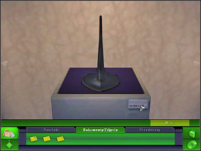 Powinieneś zauważyć tu bardzo charakterystyczny odcisk palca - Galeria sztuki: Miejsce zbrodni, (2) | Śledztwo 1 | CSI 3 Wymiary Zbrodni - CSI: 3 Wymiary Zbrodni - poradnik do gry