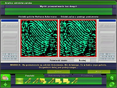 Wróć się do menu głównego komputera laboratoryjnego - Laboratorium | Śledztwo 1 | CSI 3 Wymiary Zbrodni - CSI: 3 Wymiary Zbrodni - poradnik do gry