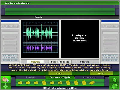 Jak się zapewne domyślasz, będziesz musiał ponownie przesłuchać Nathana Ackermana - Laboratorium #2, Galeria sztuki: Miejsce zbrodni #2 | Śledztwo 1 - CSI: 3 Wymiary Zbrodni - poradnik do gry