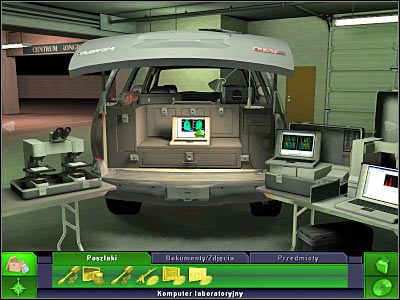 Teraz będziesz musiał użyć analizatora DNA - Mobilna jednostka badawcza, Prosektorium | Śledztwo 2 | CSI 3 Wymiary Zbrodni - CSI: 3 Wymiary Zbrodni - poradnik do gry