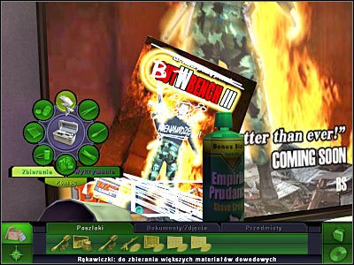 Teraz obróć się w prawo (na ogólnym widoku) - Pokój hotelowy Stana i Andyego, (1) | Śledztwo 2 | CSI 3 Wymiary Zbrodni - CSI: 3 Wymiary Zbrodni - poradnik do gry