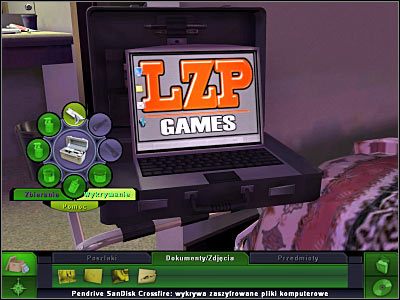 Zacznij obracać się w prawo - Pokój hotelowy Stana i Andyego, (2) | Śledztwo 2 | CSI 3 Wymiary Zbrodni - CSI: 3 Wymiary Zbrodni - poradnik do gry