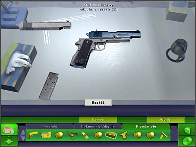 Z nowo pozyskanymi pociskami będziesz się oczywiście musiał udać pod mikroskop - Laboratorium #3, Biuro Brassa #4, Pokój hotelowy Stana i Andyego #2 | Śledztwo 2 - CSI: 3 Wymiary Zbrodni - poradnik do gry