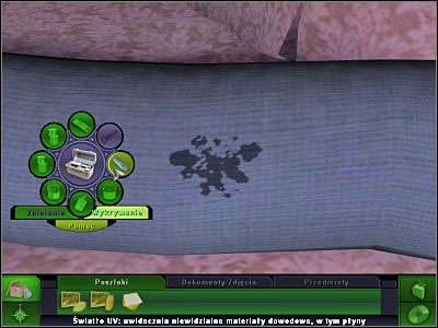 Obróć teraz widok maksymalnie w prawo - Mieszkanie ofiary: Miejsce zbrodni, (2) | Śledztwo 3 | CSI 3 Wymiary Zbrodni - CSI: 3 Wymiary Zbrodni - poradnik do gry