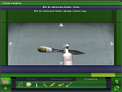 Ponownie będziesz musiał porozmawiać z Lucy, gdyż pojawią się nowe tematy - Mieszkanie Michaela, Biuro Lucy | Śledztwo 3 | CSI 3 Wymiary Zbrodni - CSI: 3 Wymiary Zbrodni - poradnik do gry