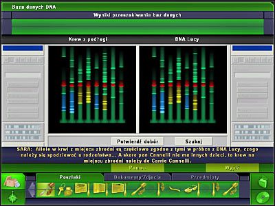 Pozostały ci tu jeszcze dwa badania do wykonania - Laboratorium | Śledztwo 3 | CSI 3 Wymiary Zbrodni - CSI: 3 Wymiary Zbrodni - poradnik do gry