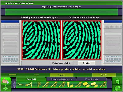 Na koniec pozostało ci jeszcze skorzystanie z analizatora DNA - Biuro Lucy #5, Laboratorium #5 | Śledztwo 3 | CSI 3 Wymiary Zbrodni - CSI: 3 Wymiary Zbrodni - poradnik do gry
