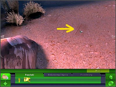 1 - Obozowisko na pustyni: Miejsce zbrodni, (2) | Śledztwo 4 | CSI 3 Wymiary Zbrodni - CSI: 3 Wymiary Zbrodni - poradnik do gry