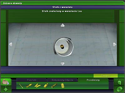 Teraz obróć się w prawo - Mieszkanie Derricka i Carli, Warsztat budowlany | Śledztwo 4 - CSI: 3 Wymiary Zbrodni - poradnik do gry