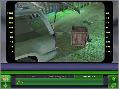 Dopiero teraz dokonaj zbliżenia na skrzyni - Zaułek: Miejsce zbrodni | Śledztwo 5 | CSI 3 Wymiary Zbrodni - CSI: 3 Wymiary Zbrodni - poradnik do gry