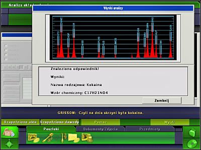Robbinsowi będziesz musiał zadać tylko jedno pytanie, związane z odnalezioną w skrzyni kokainą - Prosektorium, Zaułek: Miejsce zbrodni #2, Laboratorium, Prosektorium #2 | Śledztwo 5 - CSI: 3 Wymiary Zbrodni - poradnik do gry