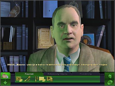 Biuro zabitego mężczyzny będzie prezentowało się bardzo nietypowo - Biuro Brassa, Biuro ofiary | Śledztwo 5 | CSI 3 Wymiary Zbrodni - CSI: 3 Wymiary Zbrodni - poradnik do gry