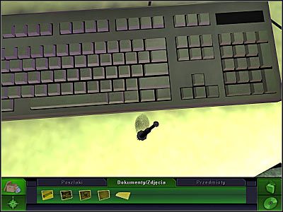 Na jednej z górnych półek powinieneś zauważyć aparat fotograficzny - Biuro Brassa, Biuro ofiary | Śledztwo 5 | CSI 3 Wymiary Zbrodni - CSI: 3 Wymiary Zbrodni - poradnik do gry