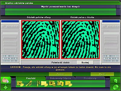 Nie wychodź jeszcze z menu komputera - Laboratorium #2, Biuro galerii, Biuro Brassa #2, Mieszkanie Michaela | Śledztwo 5 - CSI: 3 Wymiary Zbrodni - poradnik do gry