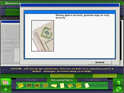 Na koniec pozostała jeszcze kwestia skorzystania z analizatora składu chemicznego - Laboratorium #4, Biuro Brassa #4, Mieszkanie Michaela #2 | Śledztwo 5 - CSI: 3 Wymiary Zbrodni - poradnik do gry