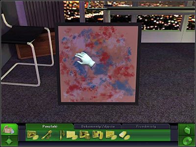 Teraz obróć się w lewo, klikając na segmencie z dużym telewizorem - Mieszkanie Michaela #3, Laboratorium #6 | Śledztwo 5 | CSI 3 Wymiary Zbrodni - CSI: 3 Wymiary Zbrodni - poradnik do gry