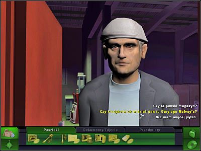 Jak zapewne pamiętasz, nakaz obejmuje jedynie teren przed magazynem - Biuro Brassa #6, Magazyn, Laboratorium #7 | Śledztwo 5 | CSI 3 Wymiary Zbrodni - CSI: 3 Wymiary Zbrodni - poradnik do gry