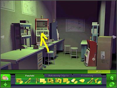 Na koniec będziesz musiał kliknąć na laptopie, znajdującym się na prawo od badanego przed chwilą automatu do gier - Biuro Brassa #7, Magazyn #2 | Śledztwo 5 | CSI 3 Wymiary Zbrodni - CSI: 3 Wymiary Zbrodni - poradnik do gry