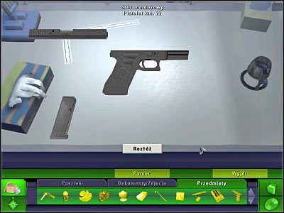 Teraz będziemy oczywiście musieli dokonać porównania dwóch posiadanych już pocisków - Laboratorium #8, Biuro Brassa #8 | Śledztwo 5 | CSI 3 Wymiary Zbrodni - CSI: 3 Wymiary Zbrodni - poradnik do gry