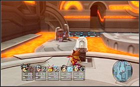 Przejdź przez korytarz i skręć w lewo - Primitive Cube | Solucja - DVD3 - Finał | Blue Dragon - Blue Dragon - poradnik do gry