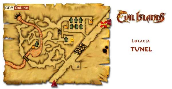 Możesz dostać się do wąwozu poprzez tunel i w ten sposób uniknąć walki z morderczymi Jaszczurami - GIPATH część 9 | Evil Islands Klątwa Zagubionej Duszy - Evil Islands: Klątwa Zagubionej Duszy - poradnik do gry