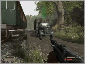 Biegniemy do ciężarówki i spadamy z tego miejsca - Misja 2 - O jeden most za daleko - cz. 2 | Mortyr III Akcje Dywersyjne - Mortyr III: Akcje Dywersyjne - poradnik do gry