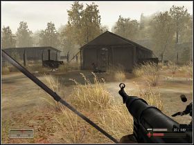 Włazimy na punkt obronny, na którym przed chwilą stał przeciwnik - Misja 3 - Tygrysy we mgle - cz. 1 | Mortyr III Akcje Dywersyjne - Mortyr III: Akcje Dywersyjne - poradnik do gry