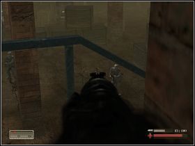 W miejscu pokazanym na pierwszym screenie świetnie sprawdzi się granat - Misja 5 - Ewakuacja - cz. 2 | Mortyr III Akcje Dywersyjne - Mortyr III: Akcje Dywersyjne - poradnik do gry