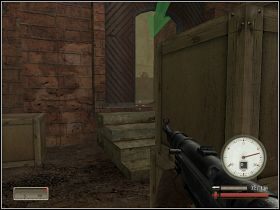 Następnie zasuwamy ile sił w nogach, po drodze zabijając trzech Niemców - Misja 5 - Ewakuacja - cz. 2 | Mortyr III Akcje Dywersyjne - Mortyr III: Akcje Dywersyjne - poradnik do gry