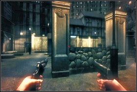 Kiedy odzyskamy już siły, wychodzimy przez drzwi z napisem Exit - Prolog | The Darkness - The Darkness - poradnik do gry