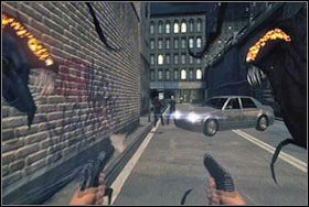 Wychodzimy z mieszkania, kierując się w stronę ulicy - Rozdział I - Stacja Canal Street, Chinatown | The Darkness - The Darkness - poradnik do gry