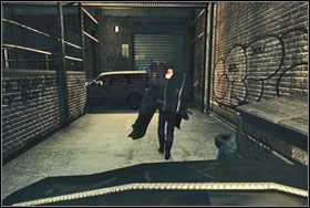 Po krótkiej rozmowie z Butcherem zostajemy poproszeni o pomoc w przeniesieniu ciała do samochodu - Rozdział I - Lower East Side | The Darkness - The Darkness - poradnik do gry