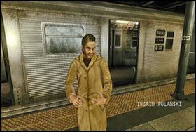 W pobliżu torów dostrzeżemy starszą kobietę, która wygląda, jakby czegoś szukała - Rozdział I - Stacja Canal Street, Stacja Fulton Street, Rzeźnia w Grinders Lane - The Darkness - poradnik do gry