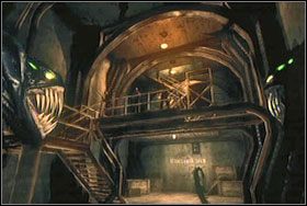 Przed nami jedno wielkie, dobrze oświetlone pomieszczenie - Rozdział II - Działo | The Darkness - The Darkness - poradnik do gry