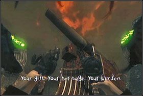 Wdrapujemy się po schodach i zabijamy kolejnych napastników - Rozdział II - Działo | The Darkness - The Darkness - poradnik do gry