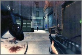 Dotrzemy na podwórko niedaleko Whitefish Pool - Rozdział III - Stacja Canal Street, Chinatown, Stacja Canal Street, Lower East Side, Stacja Canal Street - The Darkness - poradnik do gry