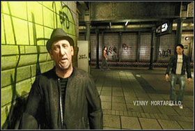 Pierwszego osobnika załatwiliśmy przy okazji wizyty u cioci Sarah - Rozdział III - Zlecenie Vinnyego, Przystań 19 (Pier 19), Stacja Fulton Street - The Darkness - poradnik do gry